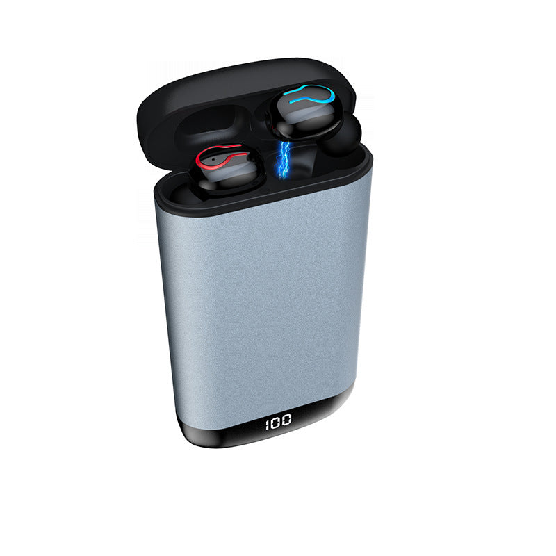 Wireless bluetooth headset with mobile powerbank