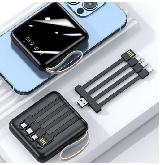 Power Bank 10000mAh Mini LCD Display