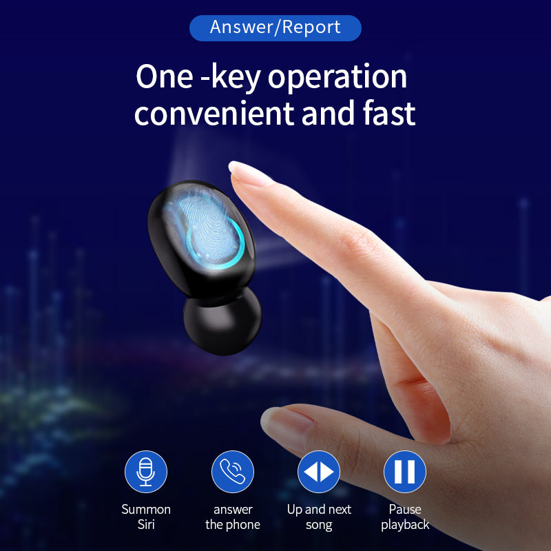Wireless bluetooth headset with mobile powerbank