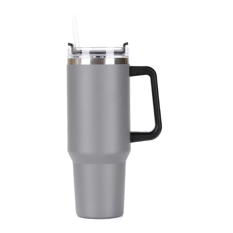Beauchy Custom 40oz Tumbler With Handle Tumblers Water Bottle with Straw