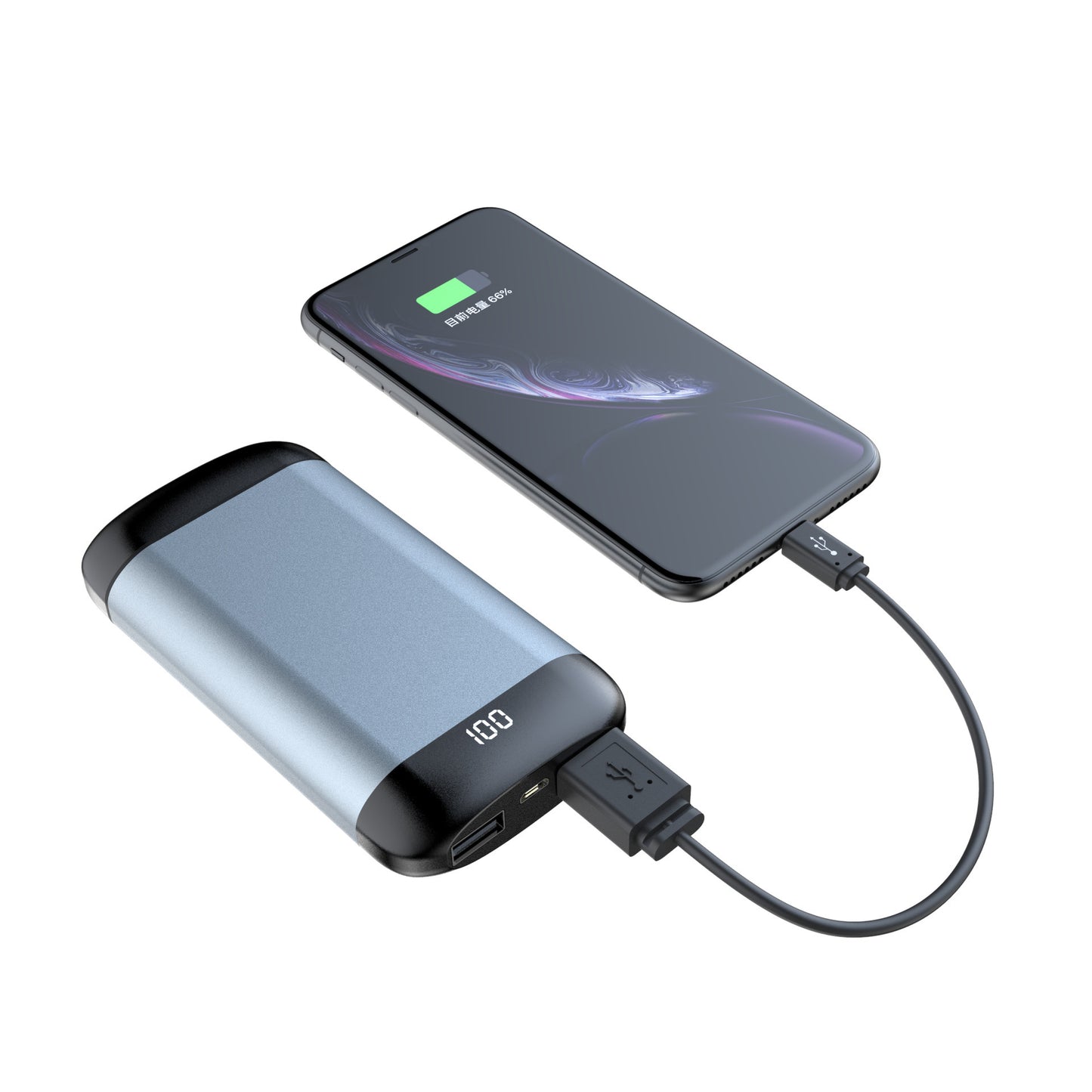 Wireless bluetooth headset with mobile powerbank