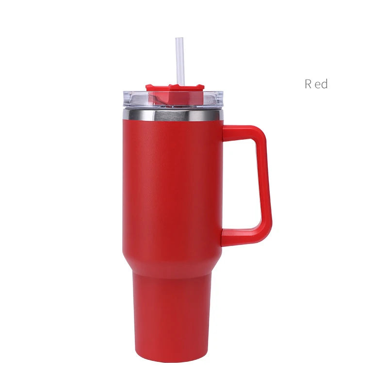 Beauchy Custom 40oz Tumbler With Handle Tumblers Water Bottle with Straw