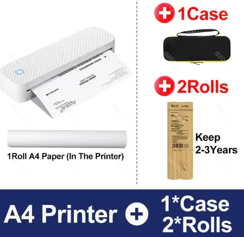 Wireless Portable A4 Thermal Printer