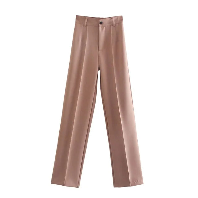 Office Wear Straight Pants for Women