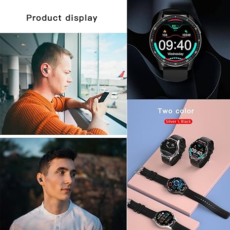 X7 Headset Smart Watch TWS Bluetooth Earphones Call Large Screen IP67