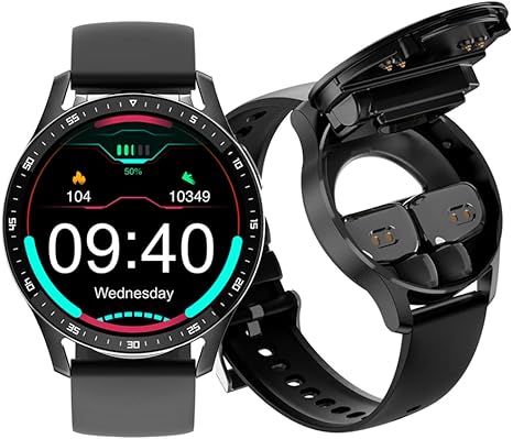 X7 Headset Smart Watch TWS Bluetooth Earphones Call Large Screen IP67