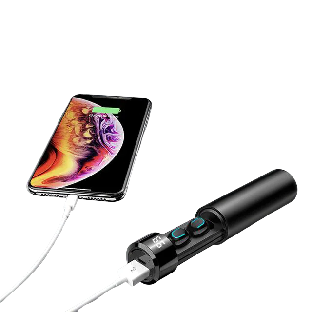 True Twin 2 In 1 Wireless Headphones With Power-bank Phone Charger