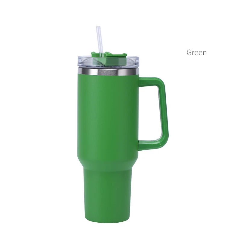 Beauchy Custom 40oz Tumbler With Handle Tumblers Water Bottle with Straw