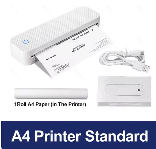 Wireless Portable A4 Thermal Printer