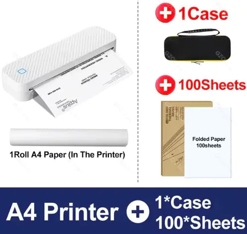 Wireless Portable A4 Thermal Printer