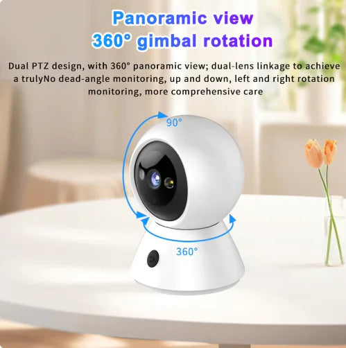 Wireless Webcam Camera for Baby, Elderly, and Pet Monitoring