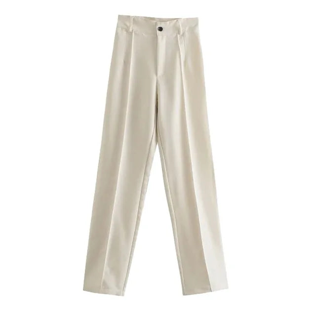 Office Wear Straight Pants for Women