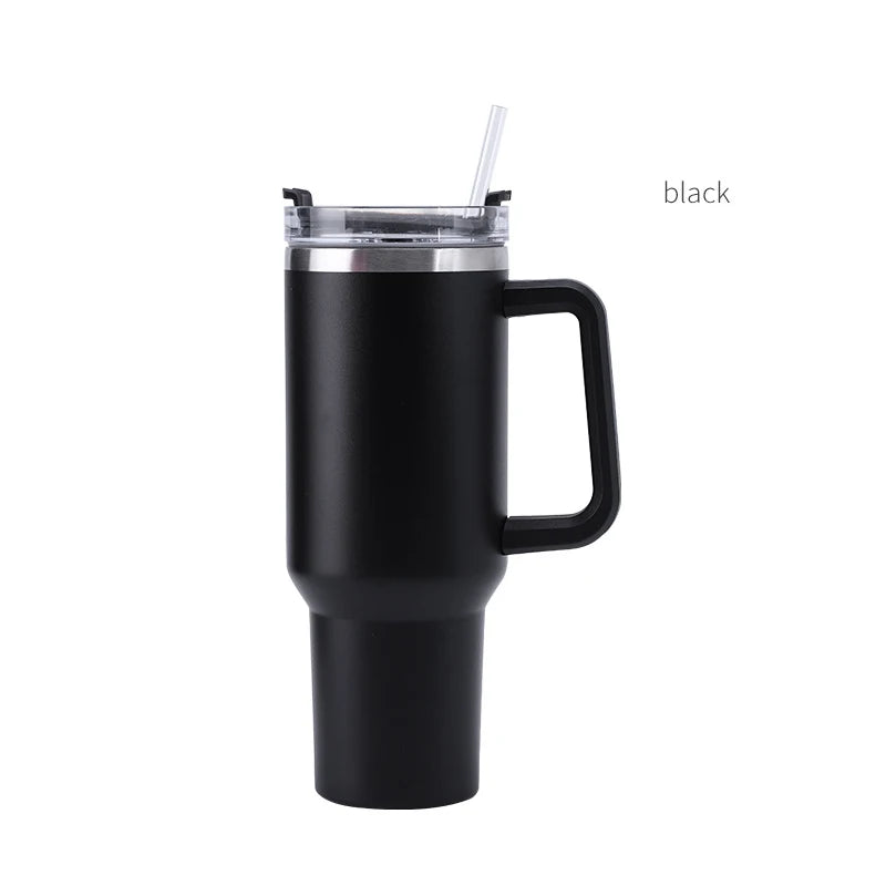 Beauchy Custom 40oz Tumbler With Handle Tumblers Water Bottle with Straw