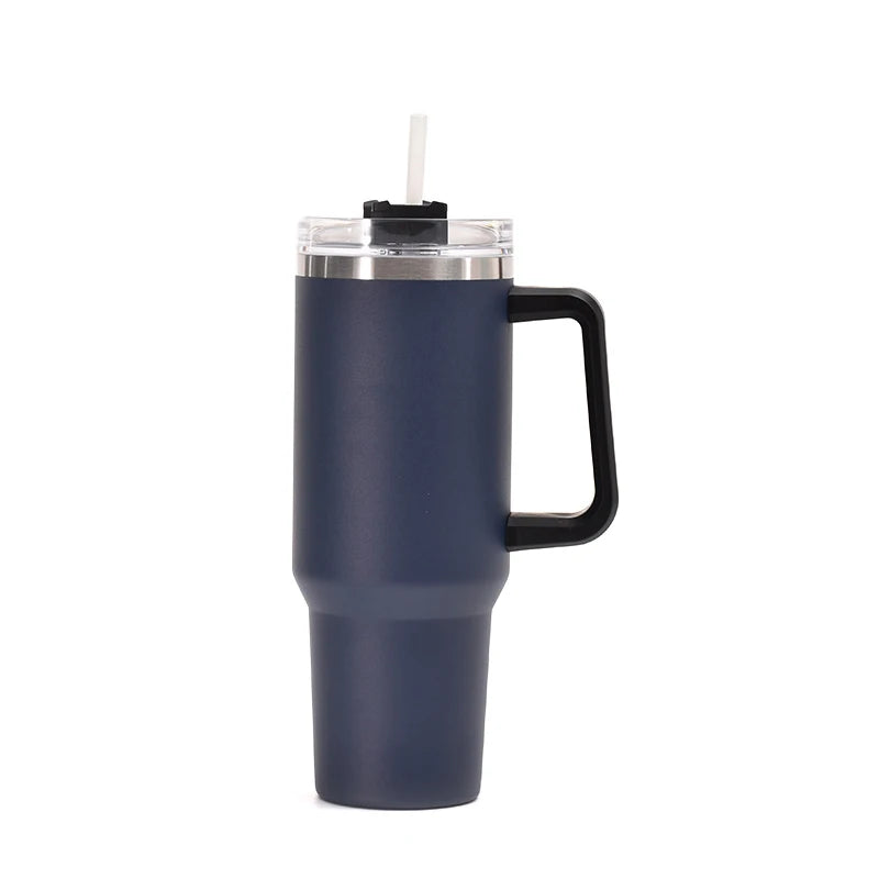 Beauchy Custom 40oz Tumbler With Handle Tumblers Water Bottle with Straw