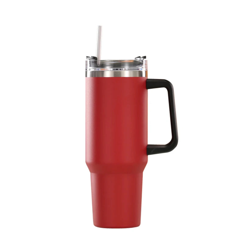 Beauchy Custom 40oz Tumbler With Handle Tumblers Water Bottle with Straw