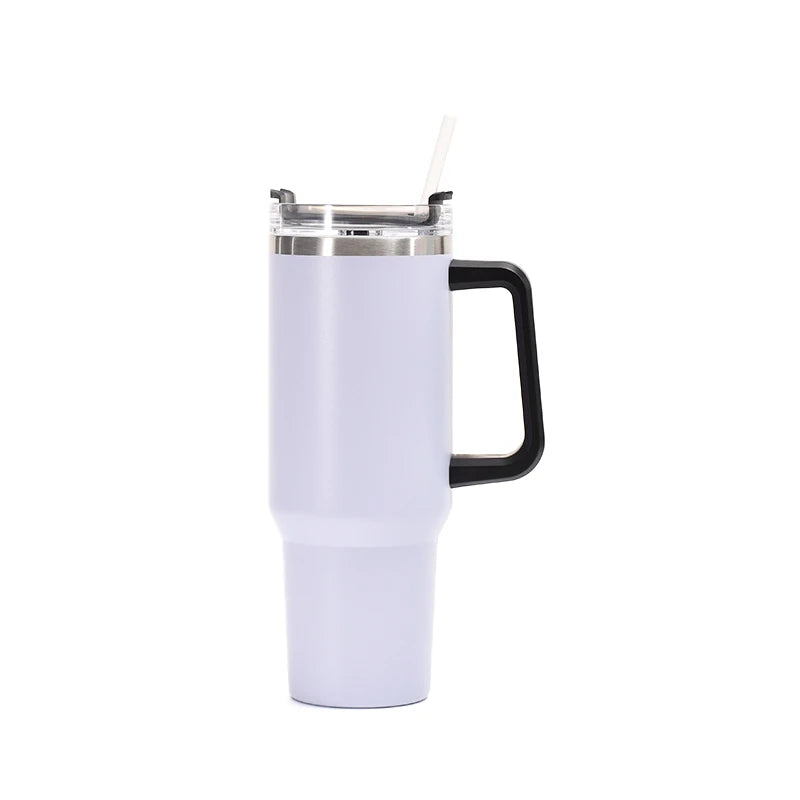 Beauchy Custom 40oz Tumbler With Handle Tumblers Water Bottle with Straw