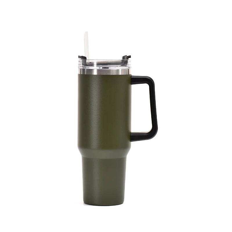 Beauchy Custom 40oz Tumbler With Handle Tumblers Water Bottle with Straw