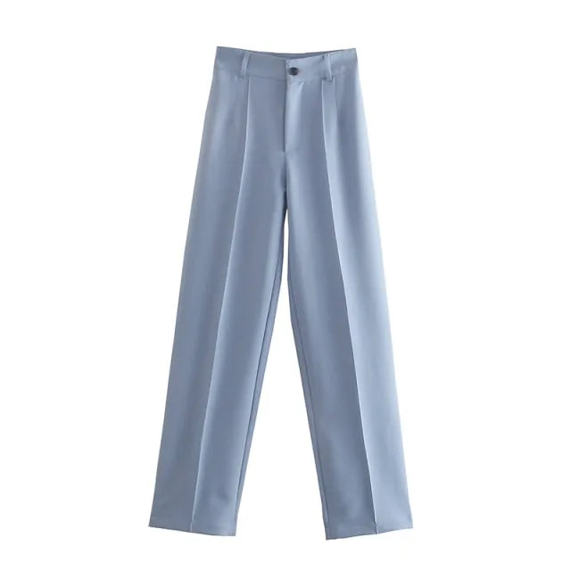 Office Wear Straight Pants for Women