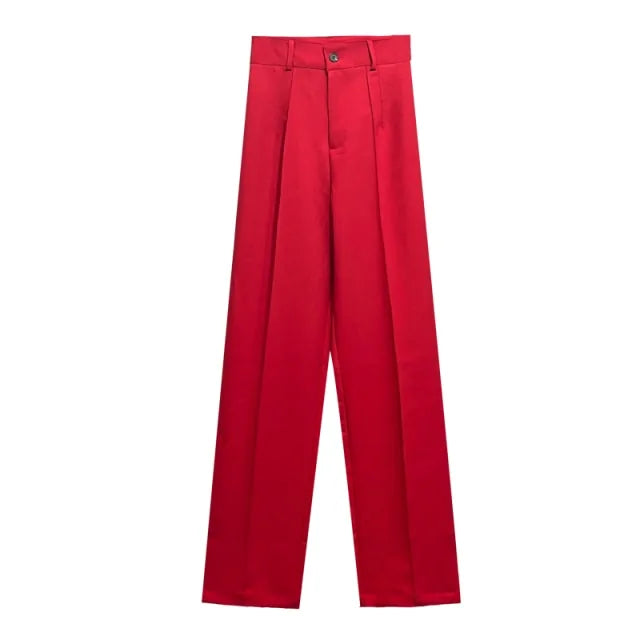Office Wear Straight Pants for Women