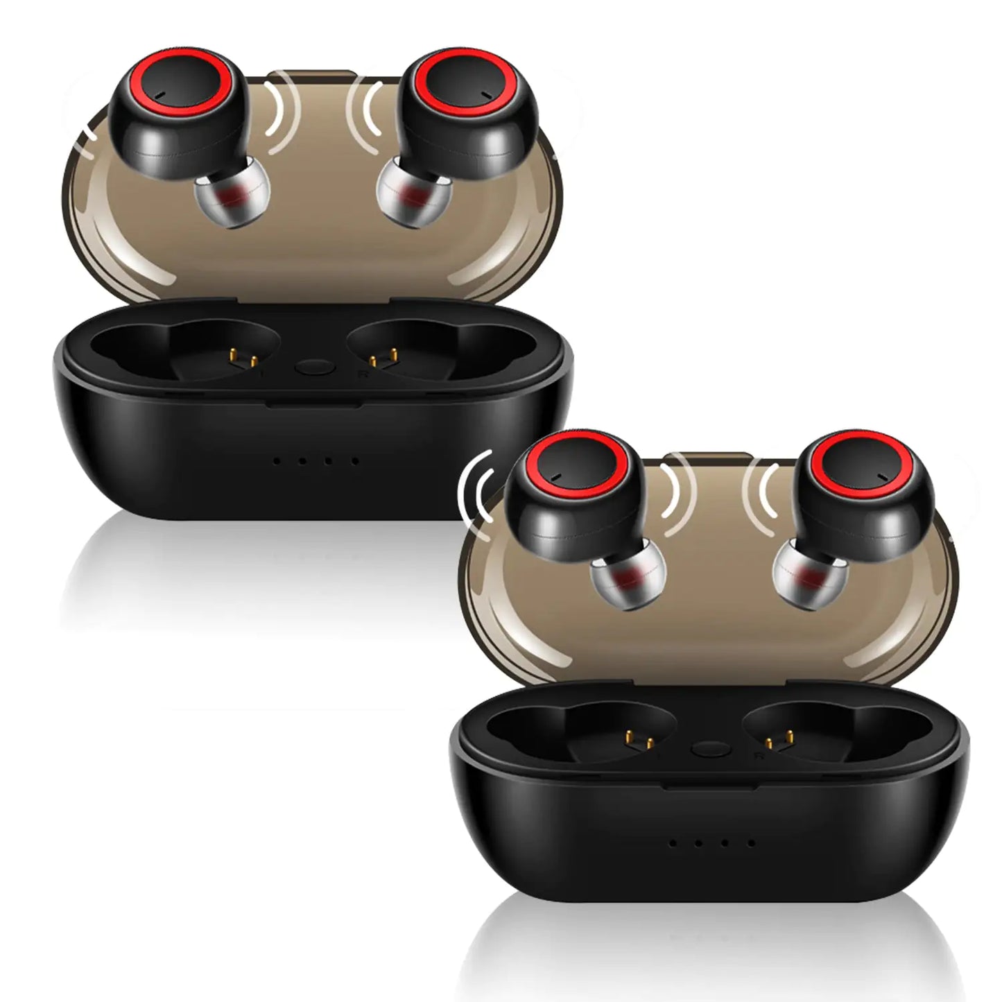 Water Resistant 5 Core Wireless Ear Buds Mini Bluetooth Headphones 32 Hours Playtime