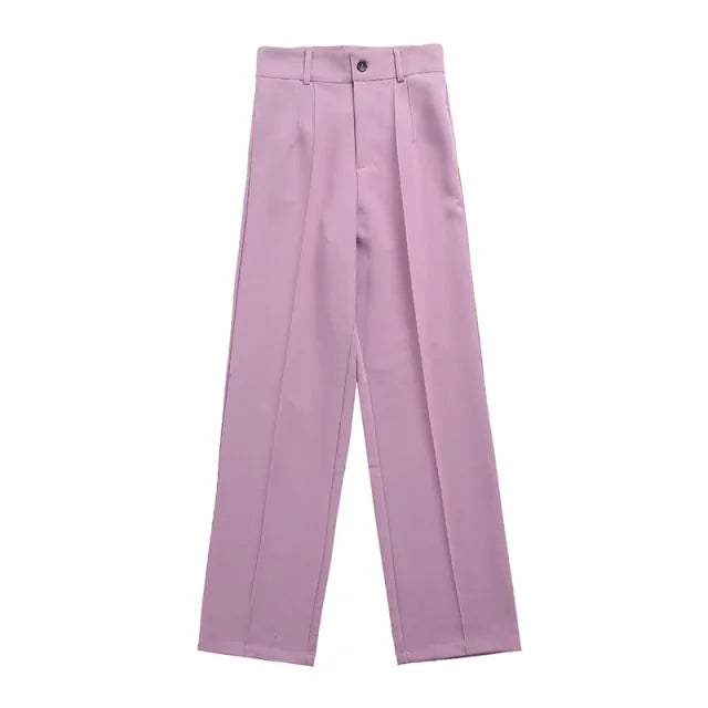 Office Wear Straight Pants for Women