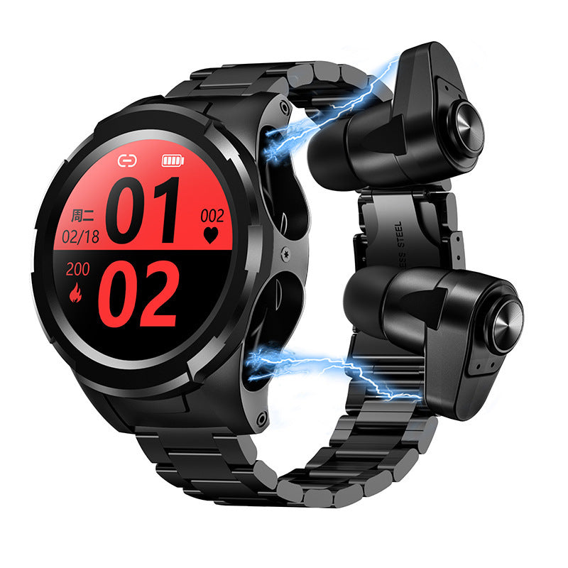 Latest Two-in-one Smart Earphone Watch