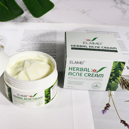 Organic Herbal Extract Anti Acne Treatment Face Cream I Remove Pimple Moisturizing Whitening Skin Care