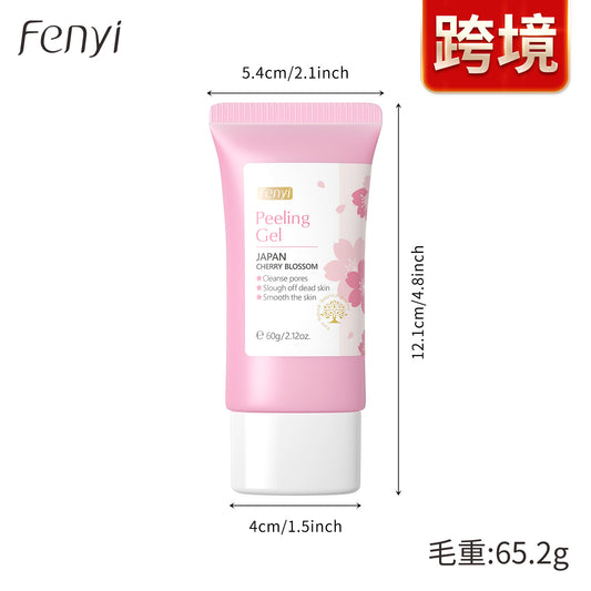Fyi Japan Sakura Keratin Gel 60g Moisturizing Tender face body cleansing skin care product