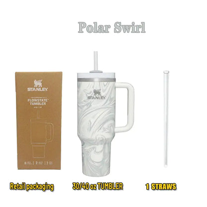 Stanley Insulated Tumbler with Straws H2.0 FlowState Vacuum Flasks
