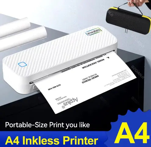 Wireless Portable A4 Thermal Printer