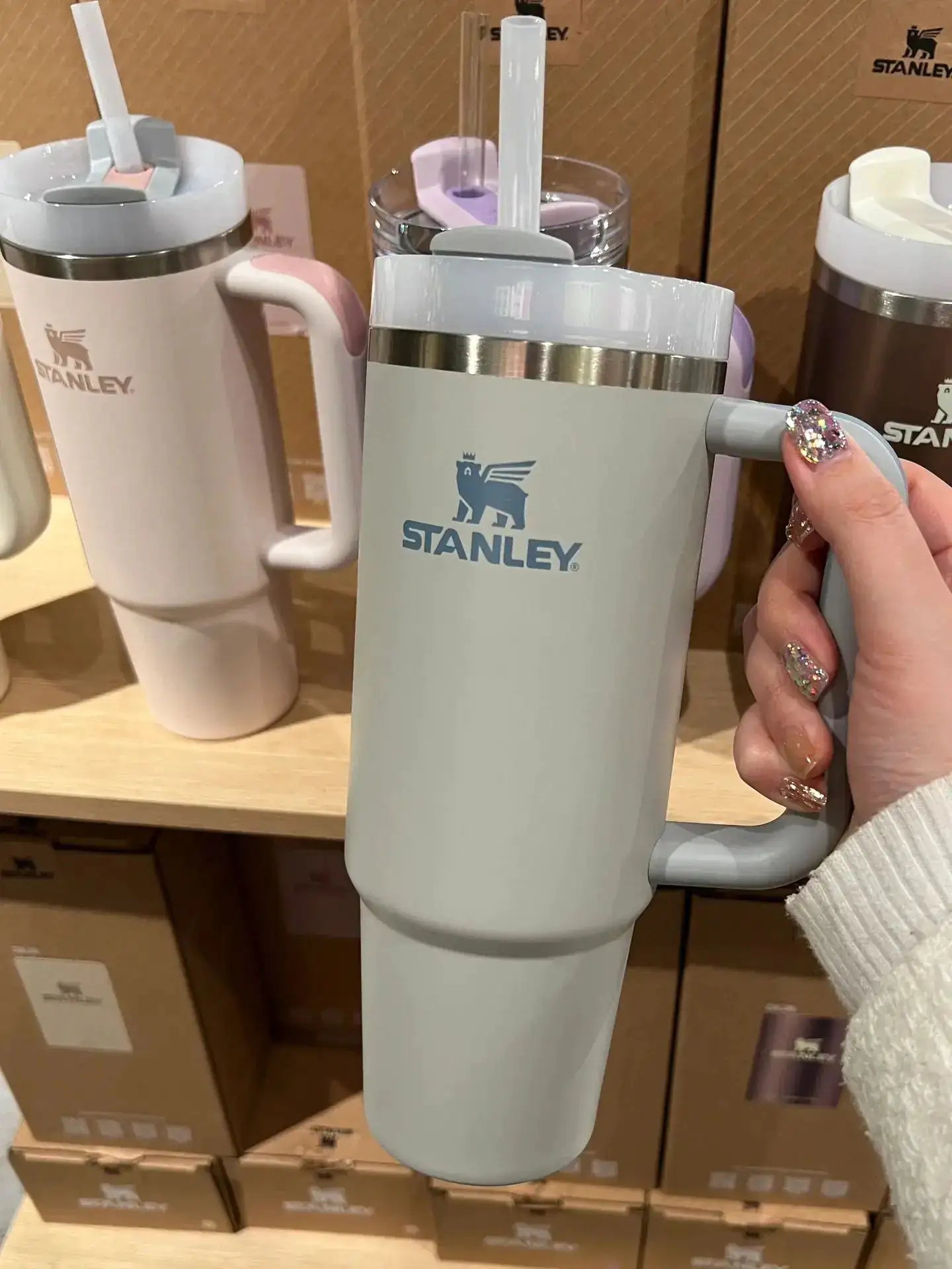 Stanley Insulated Tumbler with Straws H2.0 FlowState Vacuum Flasks
