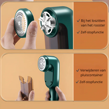 Rechargeable Fabric Shaver with Digital Display