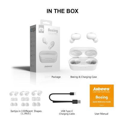 Beeing -True Wireless Earbuds With Qi-Enabled Wireless Charging Case