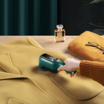 Rechargeable Fabric Shaver with Digital Display