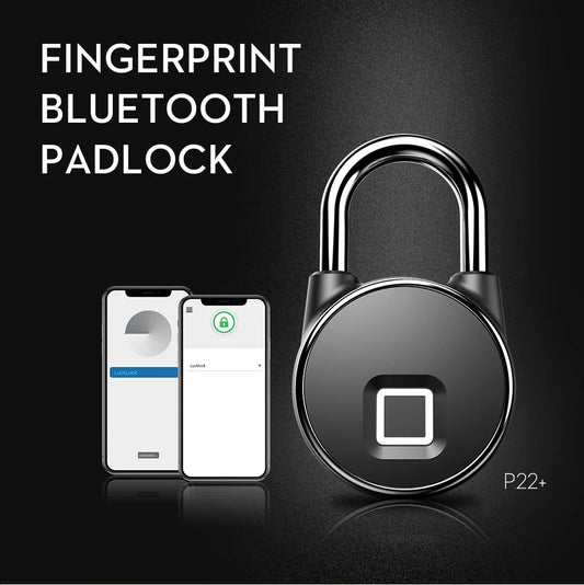 USB Rechargeable Fingerprint Bluetooth Padlock