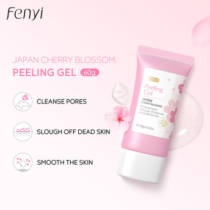 Fyi Japan Sakura Keratin Gel 60g Moisturizing Tender face body cleansing skin care product