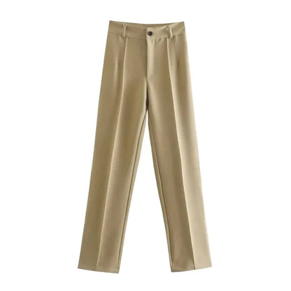 Office Wear Straight Pants for Women