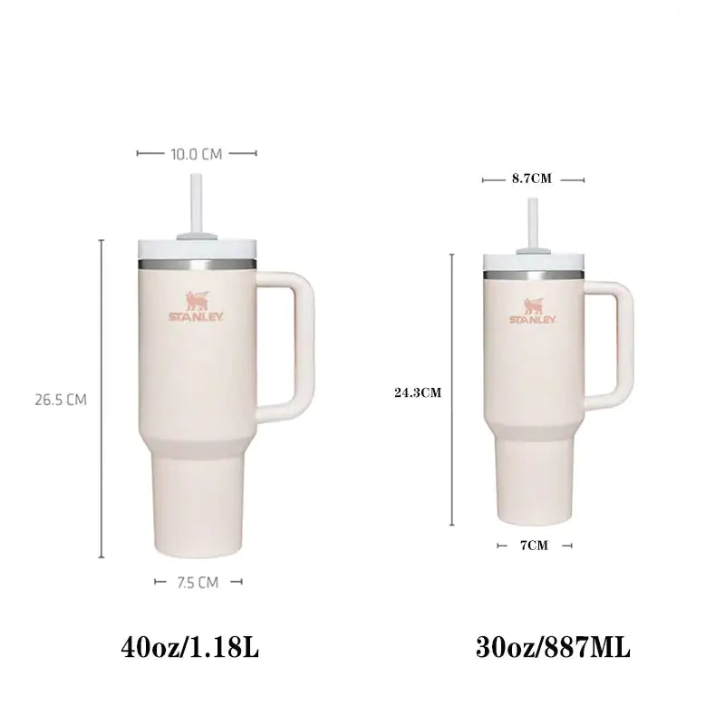 Stanley Insulated Tumbler with Straws H2.0 FlowState Vacuum Flasks