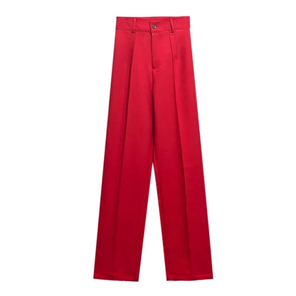 Office Wear Straight Pants for Women